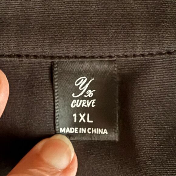 Y Curve Black One piece Romper Jumpsuit Size 1XL - Picture 8 of 12